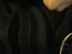 Bad, Grosser arsch, Freundin, Absätze, Jeans, Höschen, Muschi, Titten