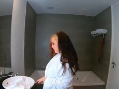 Amateur, Cul, Salle de bains, Belle grosse femme bgf, Gros cul, Allemand, Hd, Nue