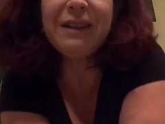 나이든, 스커트, 혼자