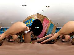 Tredimensionell, Asiatisk, Blondin, Avsugning, Handjobb, Japansk, Pov, Verklighet