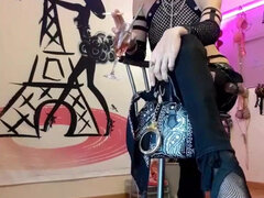 Amatőr, Európai, Francia, Tátongó, Sarokkal való, Fehérnemű, Érett feleség, Harisnya