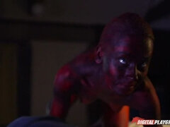 Velike joške, Rjavolaska, Kurac, Dvojna penetracija, Dekle drka tiča, Lizanje, Muco, Resničnost