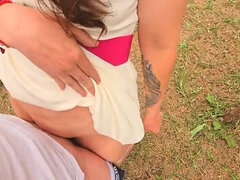 中出し, 淫乱熟女, アウトドア, パンティ, ハメ撮り, 公共, 締まりの良い, 濡れ