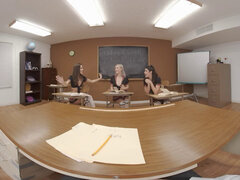 Babe Trio Catalina Ossa, Jamie Jett and Kylie Rocket are not your students and they want to Fuck YOU!