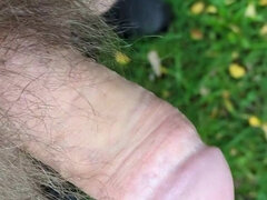 Leie, Masturbation, Im freien, Solo