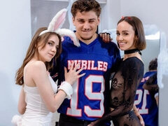 Nubile Films featuring Christina Sage and Rose-caarter's ffm porn