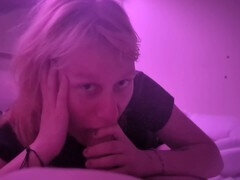 Amateur teen Nanaalphamuze31g gives a noisy blowjob in the purple wave hostel
