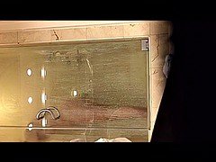 ホテル, オフィス, シャワー, オッパイの, のぞき, 妻