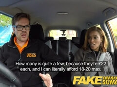 Fake Driving School Ebony Londoner Pays for lessons with sexual favours