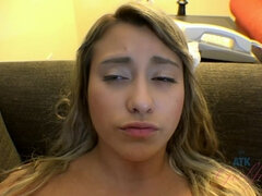 Blondynka, Bielizna, Orgazm, Majtki, Drobna, Punkt widzenia, Cipka, Cycki