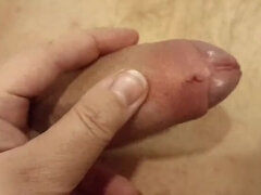 Big Cock Handjob: Whispering Man Plays with Huge Dick in Homemade HD Video