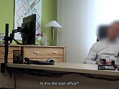 Loan4k. naughty chick uses her sexual charms to get necessary credit
