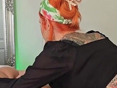 Grande cazzo, Tette grandi, Cfnm, Massaggio, Rossa, Tatuaggi