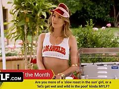 Hot dog stand cougar millie morgan: bring your wiener for a taste of her bun-having ass