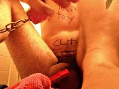 Amatør, Fangenskap, Dildoen, Homofil, Alene, Tenåring, Leker, Vibrator