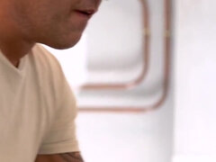Blondin, Avsugning, Sperma shot, Dubbelpenetrering, Ansiktsbehandling, Hd, Lesbisk, Trekant