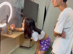 Stepsister Fun: Amateur Latina Teen Gives Me a Great Time