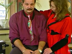 Leie, Schönheit, Blasen, Deutsch, Handjob, Hardcore, Reif, Titten