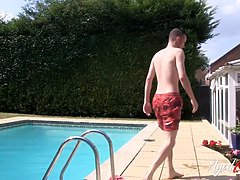 AGEDLOVE Hardcore Mature Sex Started When Sam Bourne Saw Round Tits Of Karlie Simon