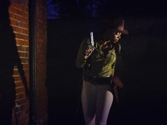 Stor kukk, Store pupper, Kukk suging, Brud, Brunette, Bakfra, Første gang, Naturlige bryster