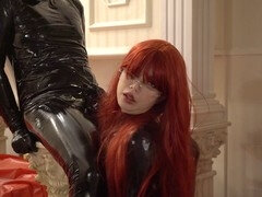 Laarzen, Dominante vrouw, Handschoenen, Hakken, Latex