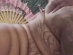 Ερασιτέχνης, Χοντρή γυναίκα, Μεγάλος κώλος, Μαύρος, Μελαχροινή, Ζευγάρι, Γυμνός, Τατουάζ