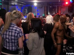 Blondynka, Brunetka, Ubrani, Styl na pieska, Okulary, Strona, Pończochy, Swingers