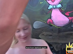 Babe, Stor kukk, Dobbel penetrering, Tysk, Utendørs, Offentlig, Ridning, Trekant