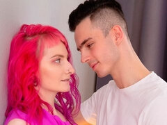 Cul, Sucer une bite, En levrette, Embrassement, Chatte, Maigrichonne, Adolescente, Nénés