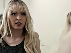 아기, 큰 가슴, 레즈비언, 랑제리, 밀프, 스트랩, 젖가슴, 장난감들