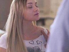 Old4k. sweet blonda and mature fucking partner make enjoy in the living room