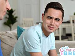 Boys. I m Ready for your Sperm,  Barbie Feels Walks Out in Lingerie Excited to Drain Two Hard Cocks: Porn