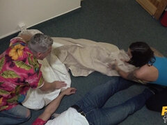 Seggnyalás, Fürdőszoba, Cumizás, Pénisz, Farmernadrág, Nyalás, Nuni, Lövellt