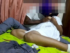 Naughty Sri Lankan college girl indulges in illicit affair with her teacher after a daring nude flash