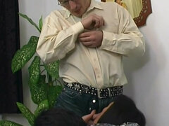 Schönheit, Vollbusig, Spermaladung, Aufs gesicht abspritzen, Fetisch, Lingerie, Strümpfe, Flotter dreier