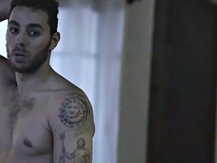 Athletic stud fucks his stepbrothers ass in taboo anal at home