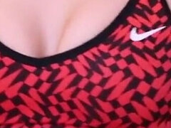 Kimber Lee Hot Ass Worship in Shorts and Sneakers