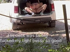 Velké péro, Kuřba, Auto, Péro, Homemade, Orgasmus, Na veřejnosti, Drsné akce