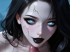 Banshee of the Moonlit Graves ~ Ai-generated