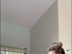 Amateur, Gros seins, Éjaculation interne, Solo