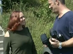 Amatør, Anal, Ansiktssperm, Tysk, Utendørs, Rødtopp, Tynn, Tenåring