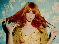 Redhead girlfriend Lacy Lennon is touching her hungry snatch