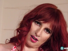 Busty, Hd, Gospodinja, Muco, Rdečelaska, Obrito, Solo, Vibrator