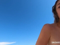 Pummeling in the jacuzzi till she gets muzzy