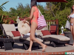 Lieveling, Grote lul, Genootschap, Dochter, Erotisch, Hardcore, Interraciaal, Stiefmoeder