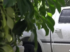 Pervs On Patrol - Teenie Spinner's Wet T-Shirt Car Wash 1 - Zaya Cassidy