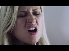 美人, ブロンド, 茶髪の, 指いじり, キス, 乳首, オマンコ, バイブレーター