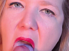 Leie, Blondine, Blasen, Paar, Spermaladung, Handjob, Piercing, Pov
