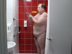 Knubbig, Pappa, Handjobb, Offentlig, Solo