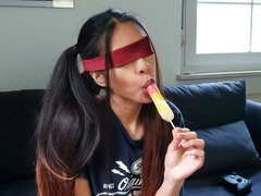 Asiat, Pik sutte, Brunette, Fetish, Håndjob, Pov, Mager, Teenager